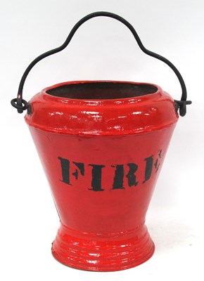 Lot 1462 - A Victorian Fire Bucket.
