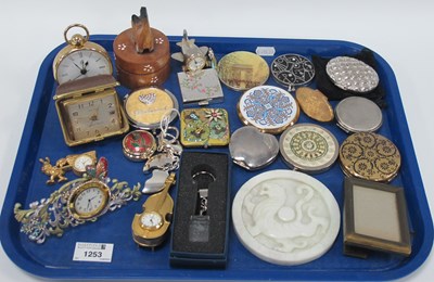 Lot 1253 - A Collection of Compact Mirrors and Other...