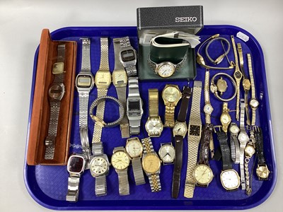 Lot 250 - A Collection of Vintage and Later Wristwatches,...