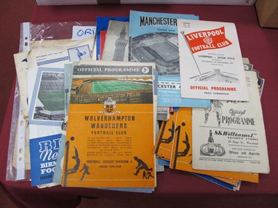 Lot 565 - 1950's Programmes, 54-5 Wrexham v. Grimsby, 59-...