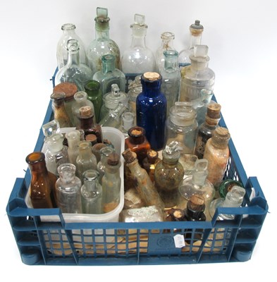 Lot 1396 - XIX Century Apothecary Chemist Shop Glass...