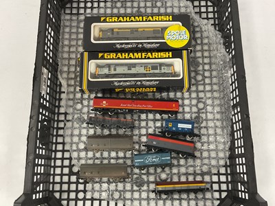 Lot 528 - Two boxed Graham Farish N gauge Class 37...