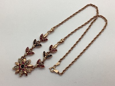 Lot 162 - A Decorative Italian Sapphire, Ruby and Seed...