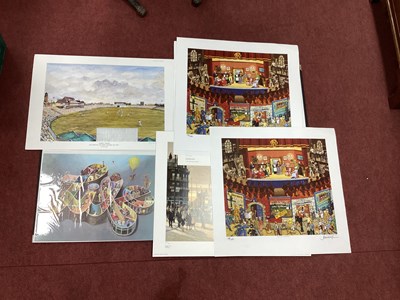 Lot 1525 - Unframed Signed Joe Scarborough Prints, Golden...