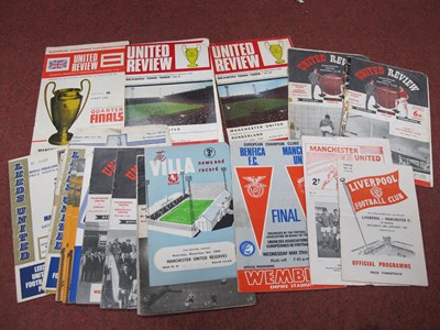 Lot 469 - Manchester United Programmes, 1968 European...