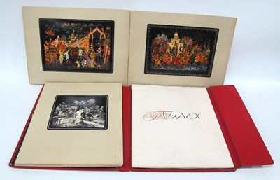 Lot 1418 - Russian Portfolio 'The Art of Soviet Palekh'...