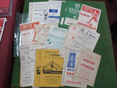 Lot 639 - Amateur Cup Final Pirate Programmes 1947 & 49,...