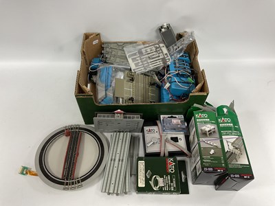 Lot 644 - A quantity of Kato N gauge accessories...
