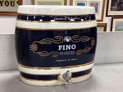 Lot 1461 - Vitreous China Fino Sherry Two Sectional...