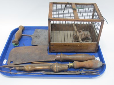 Lot 1352 - Marples Herb Cutter, Richard Thomas Cleaver,...