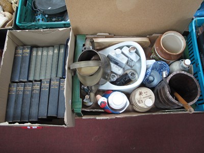 Lot 1095 - The New Slipper Bed Pan, ceramic spirit...