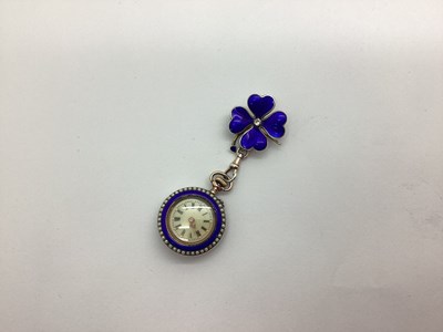 Lot 156 - A c.Early XX Century Enamel and Seed Pearl...