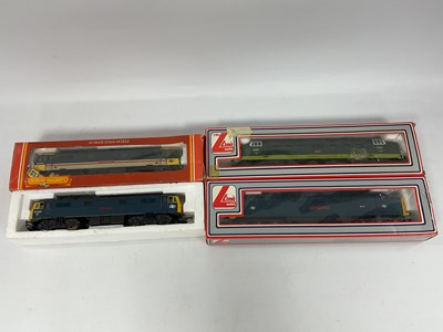 Lot 469 - Four 00 gauge renumbered diesel and electric...
