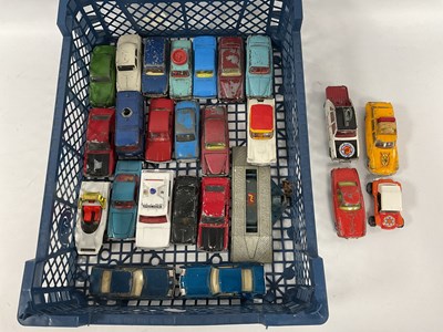 Lot 629 - A quantity of original Corgi Diecast cars. All...