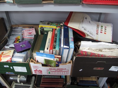 Lot 1022 - Books, stamps in album and loose, sheet music,...