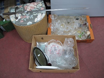 Lot 1116 - Glassware, Italian ceramics:- Two Boxes, Lloyd...