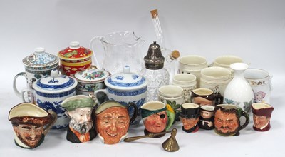 Lot 1157 - Late XIX Century Tankards, Royal Doulton...