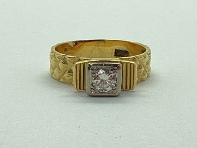 Lot 75 - A Single Stone Diamond Ring, the brilliant cut...