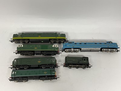 Lot 527 - Six 00 gauge BR diesel locomotives: a Lima...
