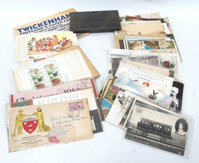 Lot 1411 - Postcards - Fatal Fire at Bushey Heath, and...