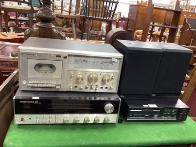 Lot 1562 - Harman / Kardon HK3500 Cassette Deck, 430 twin-...