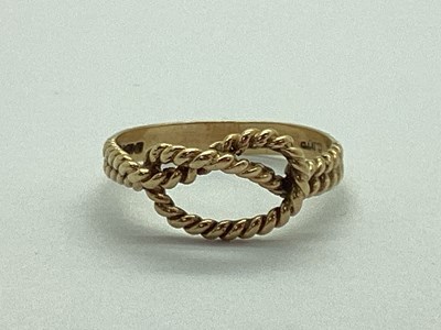 Lot 63 - A 9ct Gold Staffordshire Knot Style Ring, of...
