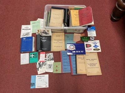 Lot 337 - A quantity of Railway related ephemera mainly...