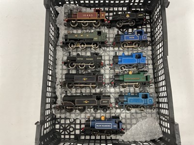 Lot 662 - Eleven 00 gauge tank engines by Hornby,...