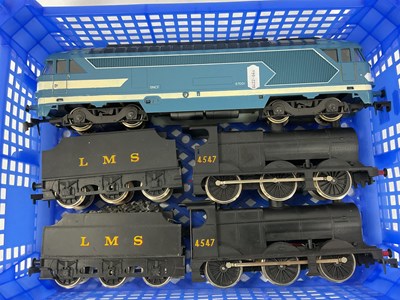 Lot 554 - Two Lima 'O' Gauge/7mm Class 4F 0-6-0 Steam...