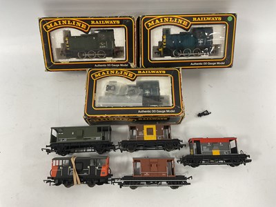 Lot 636 - Three boxed Mainline 00 gauge 03 class diesel...