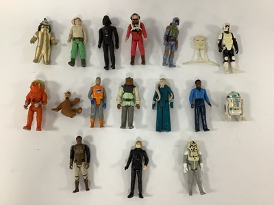Lot 916 - Thirteen Original Star Wars Trilogy Plastic...