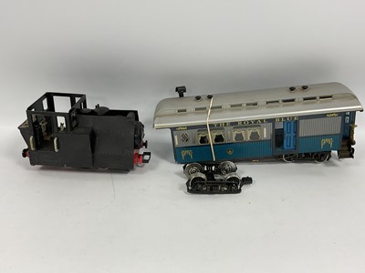 Lot 326 - A Playmobil G scale 0-4-0 tank engine with...