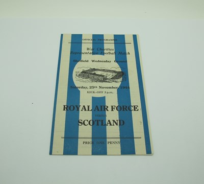 Lot 517 - 1944 R.A.F v. Scotland Programme, at...