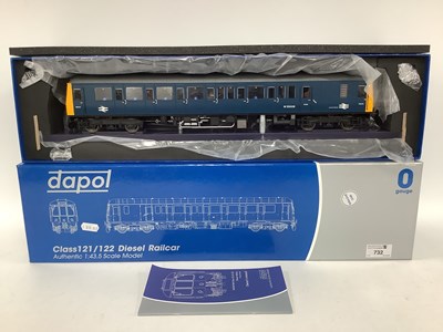 Lot 732 - A Boxed Dapol 0 Gauge Class 122 Diesel railcar...