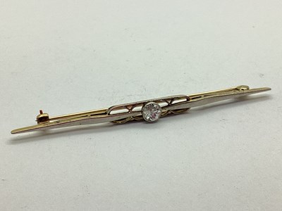 Lot 165 - An Art Deco Style Diamond Set Bar Brooch,...