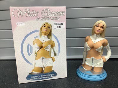 Lot 880 - A Dynamic Forces Marvel White Queen 8" Resin...