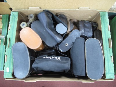 Lot 1098 - Binoculars; Vivitar 7x50, Prinz 12x50, Petlux...