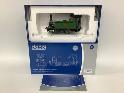 Lot 736 - A Boxed Dapol 0 Gauge LSWR B4 0-4-0 "91", ref...