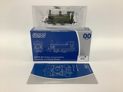 Lot 810 - A Boxed Dapol 00 Gauge B4 0-4-0 tank engine as...