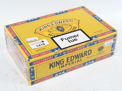 Lot 1415 - A Sealed Box of King Edward Imperial Cigars,...