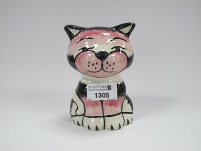 Lot 1305 - Lorna Bailey - Mack (CRM) the Cat, 12.5cm high.