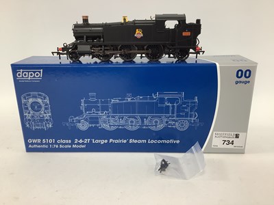 Lot 734 - A Boxed Dapol 00 Gauge Ex-GWR "Large Prairie"...