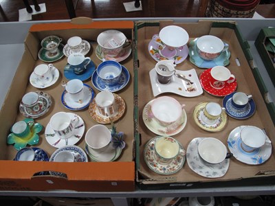 Lot 1061 - Cups and Saucers, 24 pairs including - Franz,...