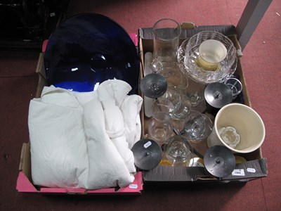 Lot 1092 - Table Centre Piece, with candle holders, water...