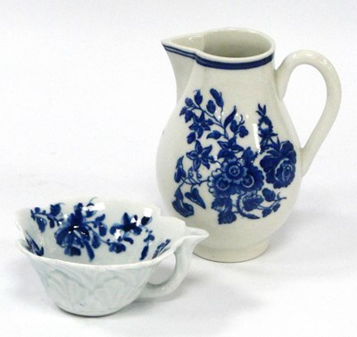 Lot 1080 - A Worcester Porcelain Sparrow Beak Jug, circa...