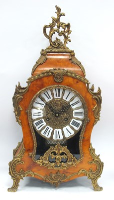Lot 1550 - A Decorative Mantle Clock, of rococo form, the...