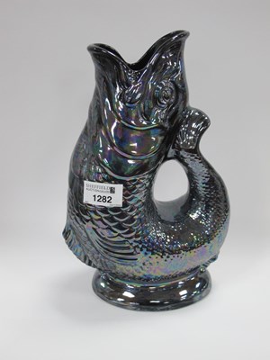 Lot 1282 - Anita Harris Wade Lustre 'Gluggle' Fish Vase,...