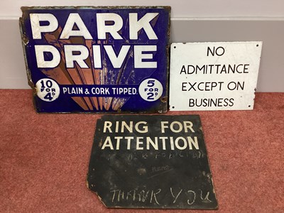 Lot 1296 - A Vintage Enamel Sign for 'Gallaher's Condor...