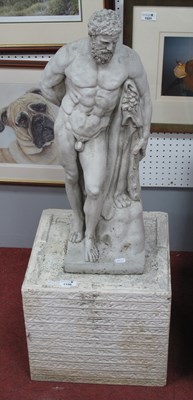 Lot 1150 - Stone Cast Garden Figure, in the form of...