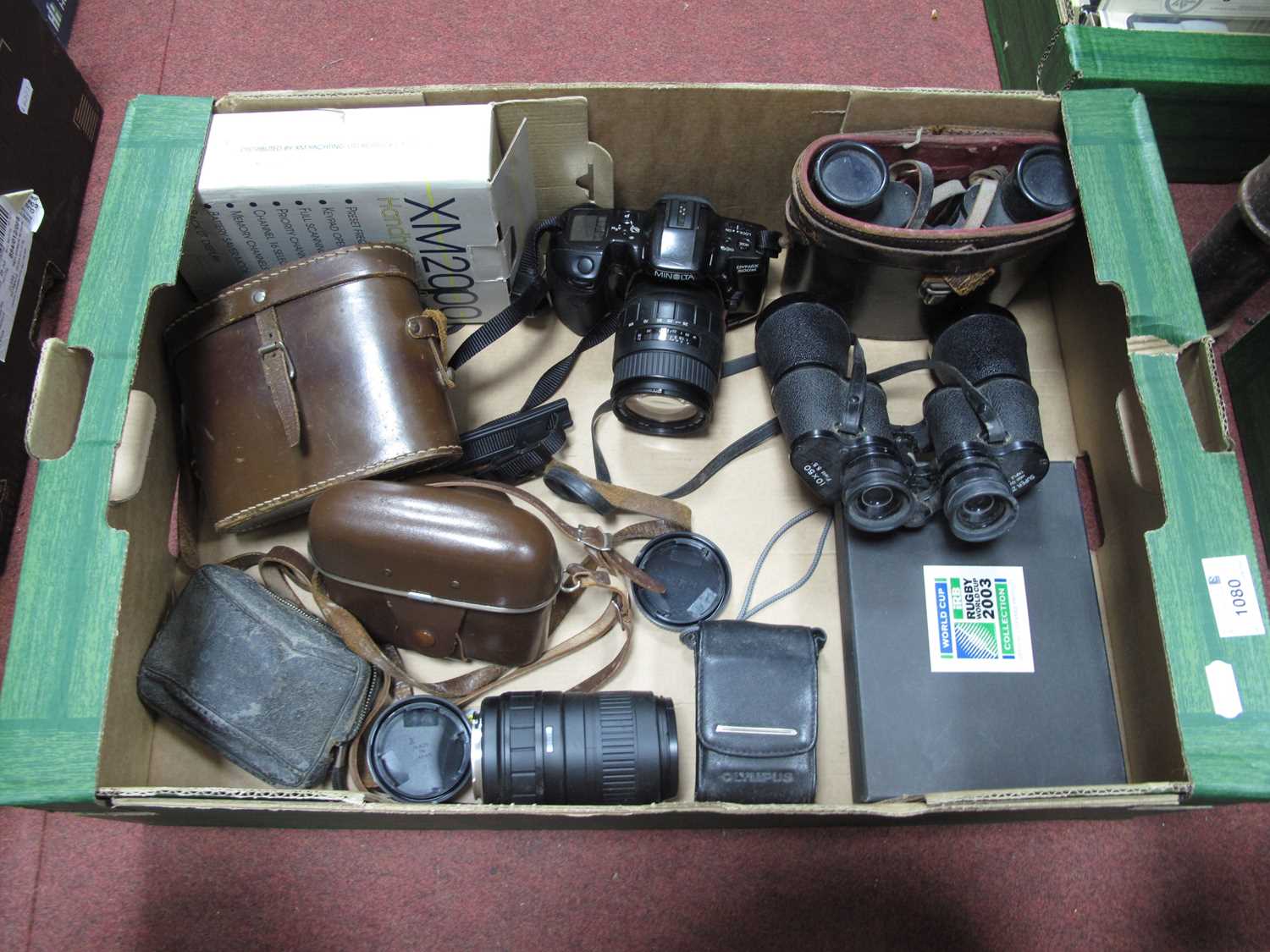 Lot 1080 - Minolta Dynax 500si Camera, Voigtlander camera,...